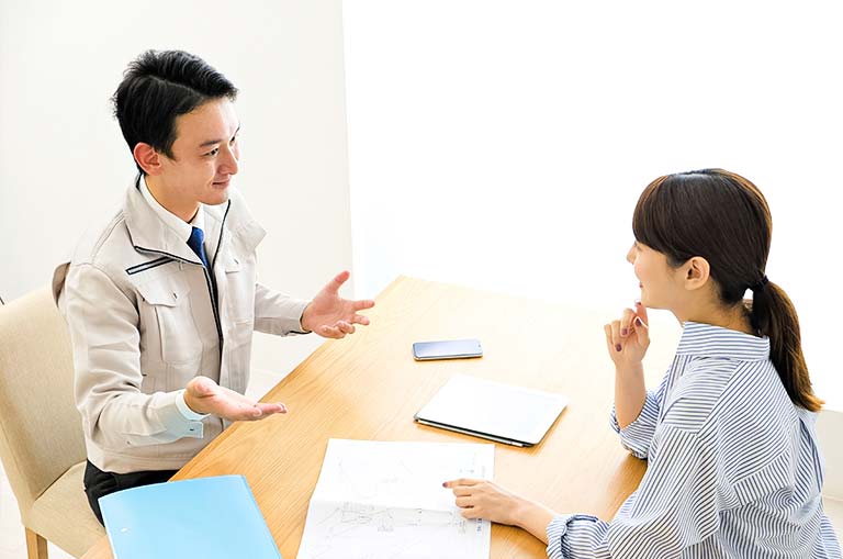 お客様との丁寧なコミュニケーション