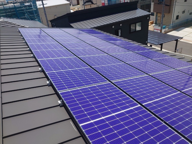 岡山県倉敷市 太陽光パネル取り付け工事