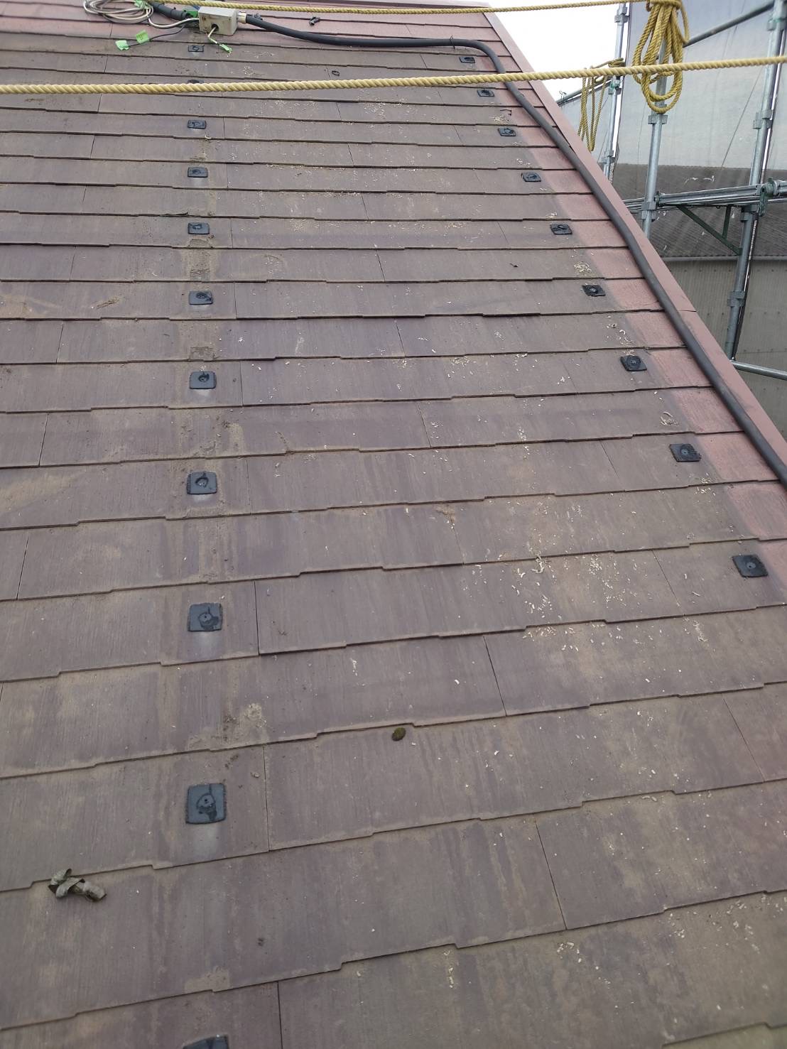 岡山県倉敷市　太陽光パネル脱着工事