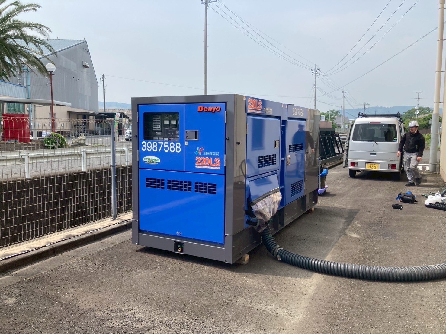 鹿児島県　発電機据付工事